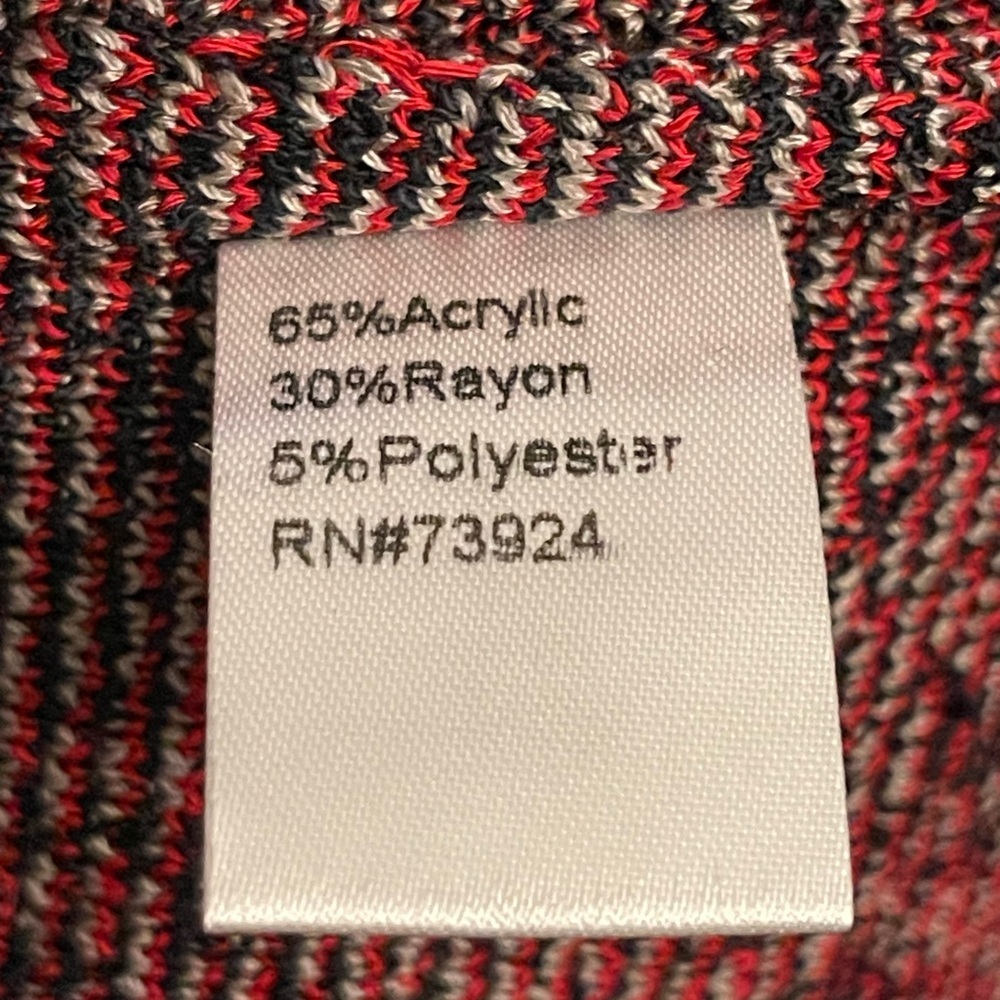 Misook Tweed Textured Plaid Jacket with Fringe Trim - Picture 12 of 12